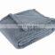 China gold supplier warm soft plain patchwork suede fleece blanket with sherpa back throw custom printed sherpa blankets
