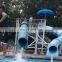 Spiral Fiberglass Water Slide for Sale Hotel Swimming Pool