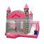 Princess Jumping Castle Bouncer Slide Combo Commercial Bounce House Pink With Slide For Kids