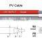 TUV 2 PfG 1169 PV1-F солнечная фотоэлектрическая кабель 4 мм кабель для солнечного нагрева