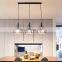 Modern and simple industrial chandelier creative personality retro lamps bar table lighting wrought iron  restaurant chandelier