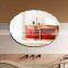 2mm-6mm thick patterned mirror glass for bathroom
