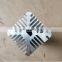 Toshine Led Aluminium Heatsink Extrusions , Silvery / Black Anodized Extruded Aluminium Profiles