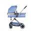 oem lightweight designed foldable children pram baby buggy compact stroller