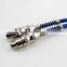 R Male to 2R Female RCA Cable OD3.8mm Blue Wires with Spring Protect