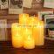 Electronic plastic candle flameless LED candle for party decoration