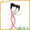 Promotional comfortable communication wholesale fancy flat wired earphones earbuds