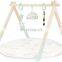 3 Hanging Sensory Toys Natural Wood  Wooden Baby Play Gym gift