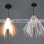 Simple Nordic creative chandelier library personalized art modern bedside small chandelier