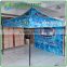 Custom Print Steel Folding Marquee Trade Show Tent Frame 3x3m ,30mm, with white canopy & Valance(Unprinted), 3 full walls