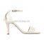 women handmade simplistic beauty fashion high heel adjustable ankle strap sandal shoes with attractive gorgeous color