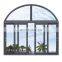 High Quality Aluminium Profile double glass sliding Arch Window