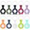 Professionally Designed Customizable Round Dog Loop Airtags Silicone Case