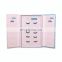 Custom book shape paper false eyelashes extension display stand lash tester sample brochure rack for beauty salon shop store