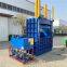 Hydraulic baler waste carton woven bag plastic bottle can baler small vertical hydraulic baler