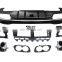 Rear Bumper Lip Muffler Exhaust Tip Splitter Diffuser Protector For Benz GLE GLS V167 X167 2020+ GLE63 AMG