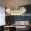 Modern Minimalist Living Room Gold Pendant Light Nordic Creative Bedroom Dining Room LED Ring Chandelier