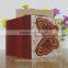 New Design With Handbag Butterflies Wooden Wedding Invitation Card