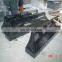 Black granite border stone