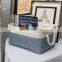 New Product Customize LOGO Cotton Linen Foldable Sundries Clothes Home Organizer Cars Storage Box for Household Home Decor