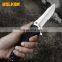 Pocket Knife with Belt Cutter and Glass Breaker Popular Multi Folding OEM Customized Steel Stainless Camping Logo Style Handle