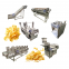 200kg/h Potato Wedges French Fries Product Line Auto Sweet Cassava Potato Chips Making Machine