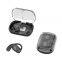 Wireless sport earphones Digital LED Power display Ear Hook OWS TWS Bone Conduction Transparent charging case Wireless earbuds