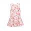 Summer new French sweet and spicy style fashionable flower print sleeveless vest dress
