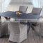 Worldwide selling grey Rattan royal 2016 dining rattan set