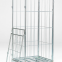 High Quality Wire Mesh Warehouse Cage Container Trolley with PU Wheels