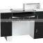 Classic black and white used cheap reception desk,wholesale checkout counter for beauty salon