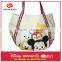 Cute Minnie cartoon design canvas shopping bag
