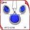 Charm big different color Rhinestone fashion jewelry set