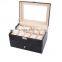 W806-20 20 Grid Slot Black PU Leather Big Watch Packaging Box with Drawer                        
                                                Quality Choice