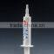 5ml 8ml 10ml 15ml empty plastic syringe/prefilled veterinary/poultry syringe with CE cerficate