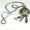 bohemian stones and beaded bohemian necklace