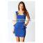 Women Peplum Cocktail Party Clubwear Bodycon Mini Tunic Dress