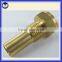 CNC lathe turning brass parts