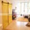 Customized decorative sliding barn doors for ecletic bedroom