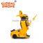 Transformable robot toy in hot sale! 1/22 6-channel rc robot car kits with a remote control, one bottom for transformation