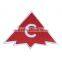 Silk print twill patches, two twill iron pressing patches