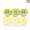 2016 DIAN Garment button type corozo button fire-polishing green color