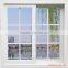 2016 good quality pvc profile sliding windows with grills