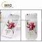 Coloful drawing transparent TPU silicone wedding dress mobile phone case for iphone 6 cell phone cover