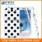 Set Screen Protector And Case For Samsung Galaxy S3 I9300 , Dot Pattern Hard Gel TPU Mobile Phone Case