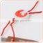 Customized hang tag plastic string rope sample