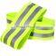 high visibility adjustable elastic reflective armband for running walking jogging traffic safety