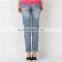 2015 Light blue new style fashion women jeans ripped style WDJ1506