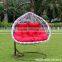 all weather patio swing chair rattan egg chair swivel cheap sale