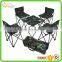 Outdoor picnic camping folding table chair set
